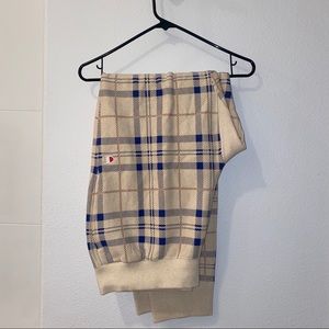 Champion Plaid Reverse Weave Joggers